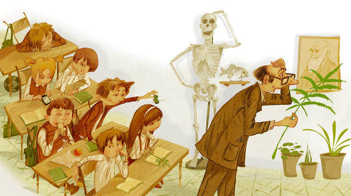 иллюстрация к книге" Друг из мезозоя"3