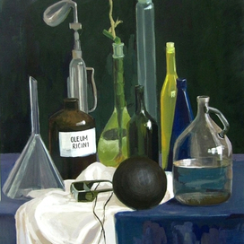 Натюрморт с бамбуком