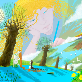 "Я нарисую тебе мир" ))) 