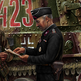 Оберстлейтенант танковых войск Вермахта