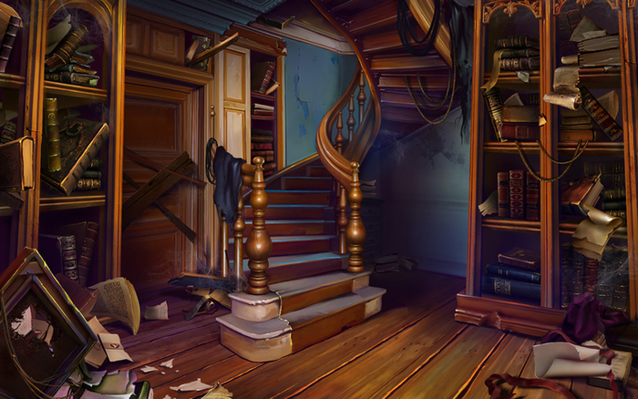 В книжном магазине. Локация.