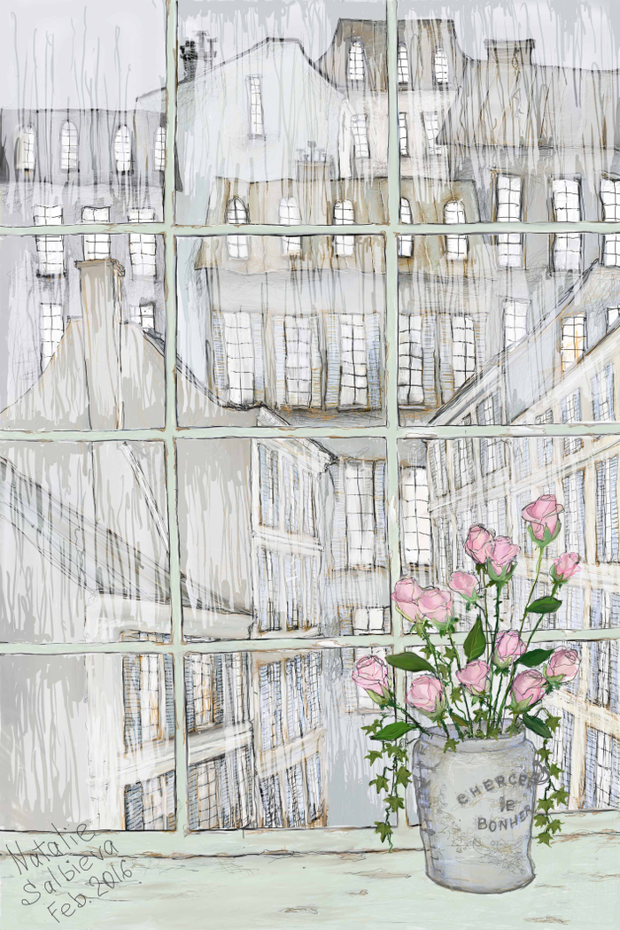 Pluie a Paris (дождь в париже)