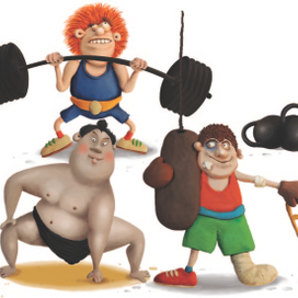 Спортивные персонажи