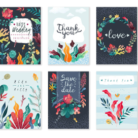 Spring floral cards