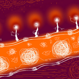 Свечки за столом