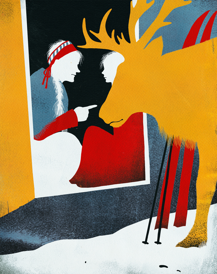  Иллюстрация - 7 к сказке Х.К. Андерсена "Снежная королева"