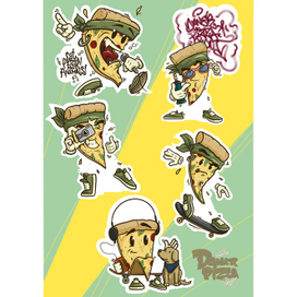 Стикер-пак “Daner Pizza” 