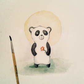 панда-романтик