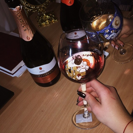 Роспись бокала