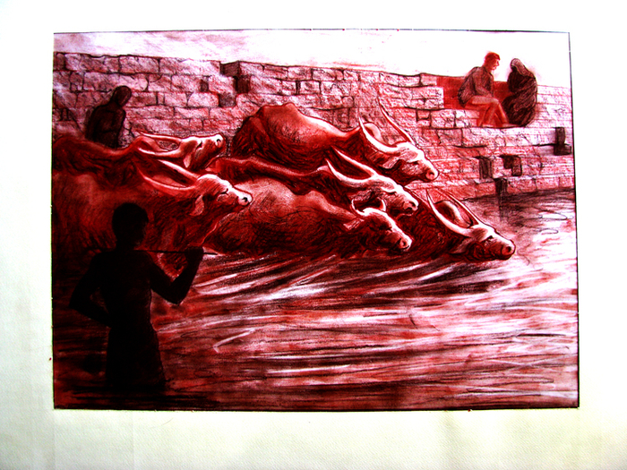 Купание быков