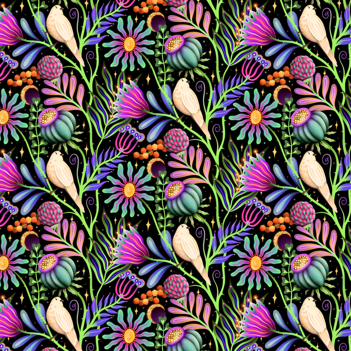 Белый голубь среди ядовитых растений