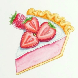 Клубничный пирог 