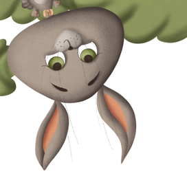 Зайка, персонаж для книги