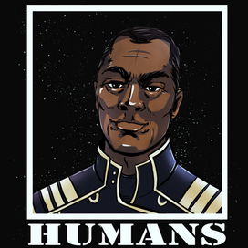 Одна из 9 карточек по расам Mass Effect