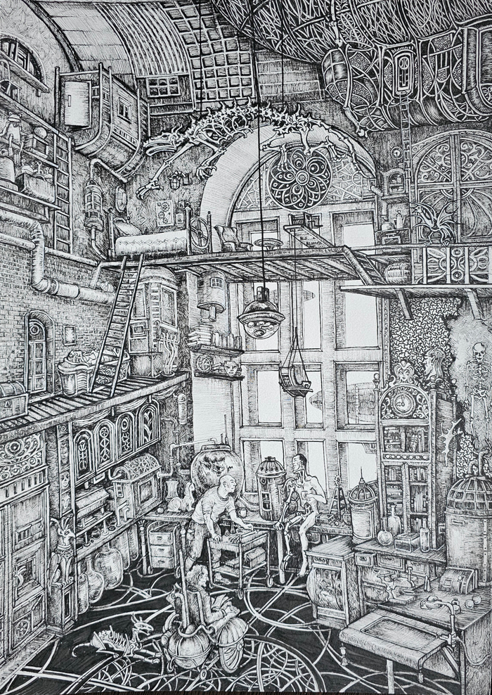 В мастерской