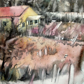 желтый домик