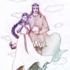 Славянский пантеон. Тара и Даждьбог.