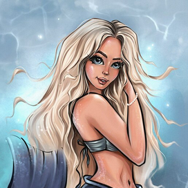 Русалка (автопортрет)