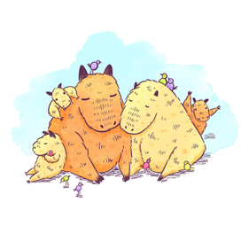 Семейство капибар