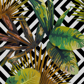 Тропические листья