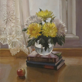 хризантемы