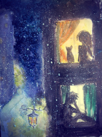 теплые окна холодной зимой