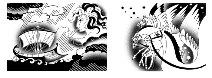 Иллюстрации к древнегреческим мифам