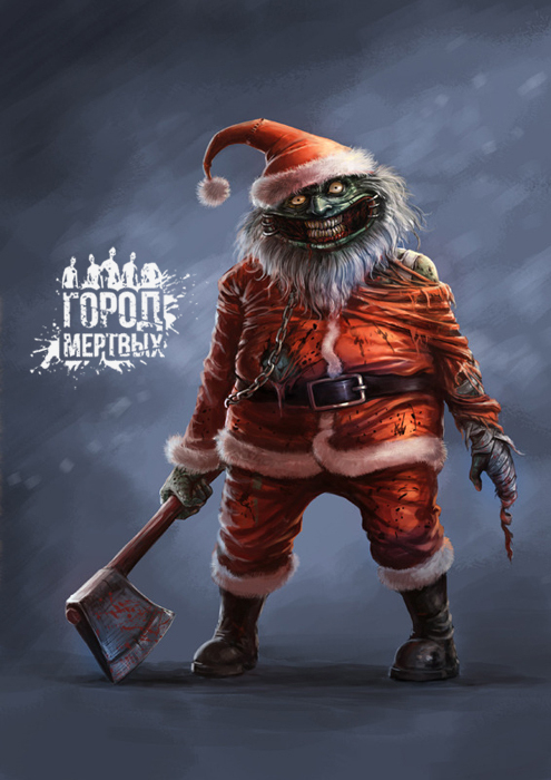 дед мороз - зомби