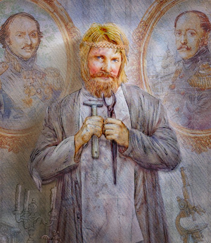 Эскиз иллюстрации на обложку книги