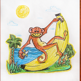 Обезьянка и Бананка