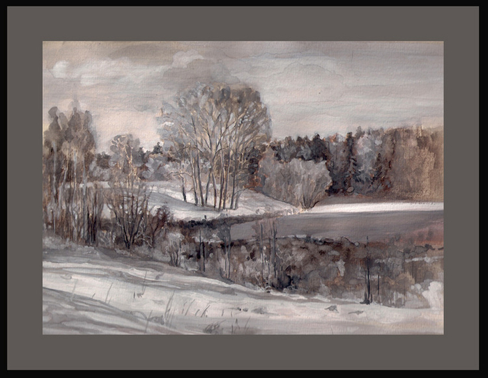 Морозный день