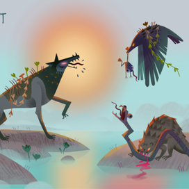 Злые животные | Концепт персонажей