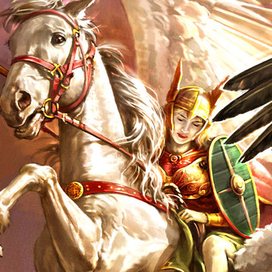 серия "Скандинавские боги" (Валькирии) (фрагмент)