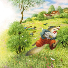 Illustration for R. Lawson's "Rabbit Hill"