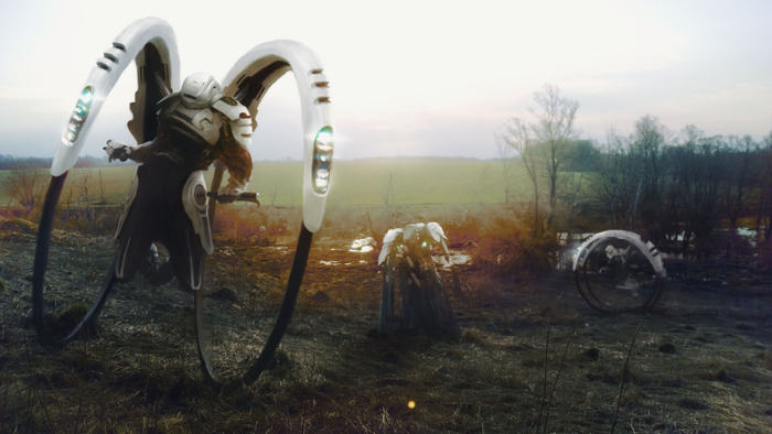 - Глюпые земляне, по их картам здесь дорога  #*%!! 