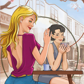 Весенне кафе