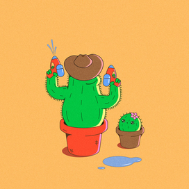 Wild West Cactus