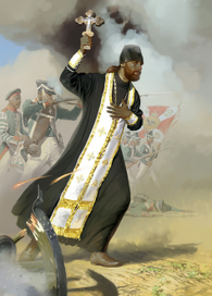 Полосная иллюстрация к рассказу "Пастырь-герой"