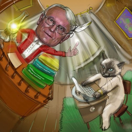 писатель в работе