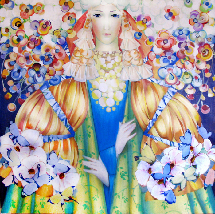 Весна из серии Времена года, 100х100 