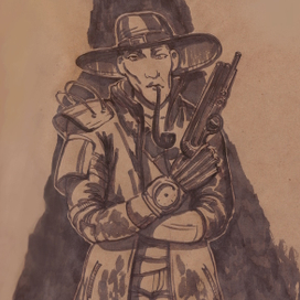 steampunk character 