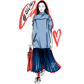 Fashion week illustration