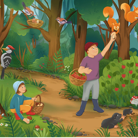 Иллюстрация к детской книге