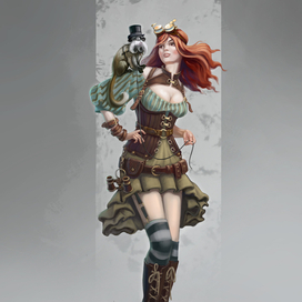 steampunk lady