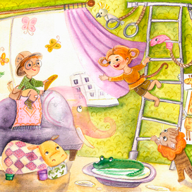 Мы с сестрой играли в джунгли