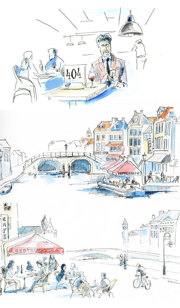 Сцены из жизни кафе и ресторанов)