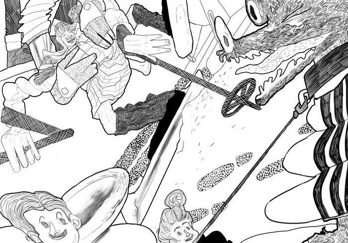 собака и лыжи