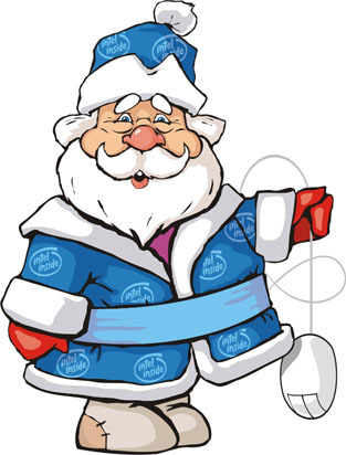 компютерный дед мороз