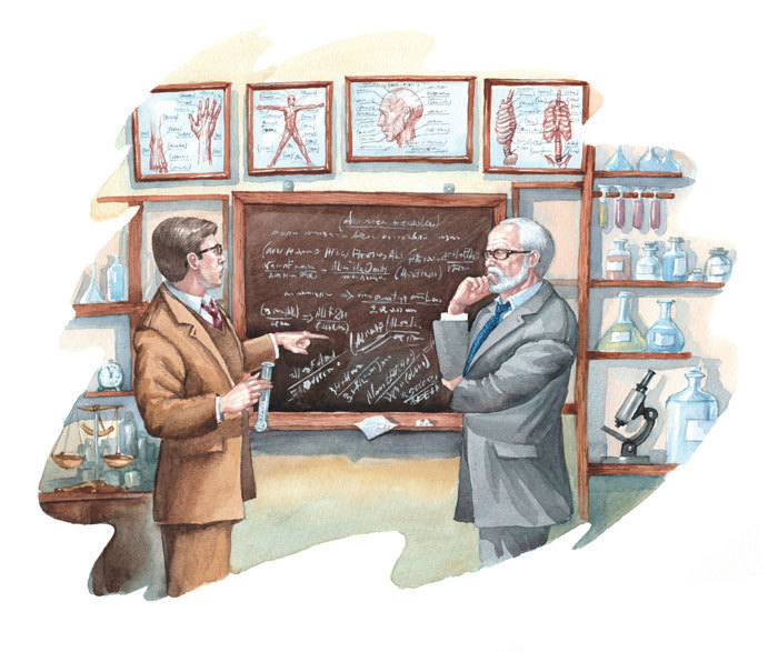 Иллюстрация для корпоративного календаря