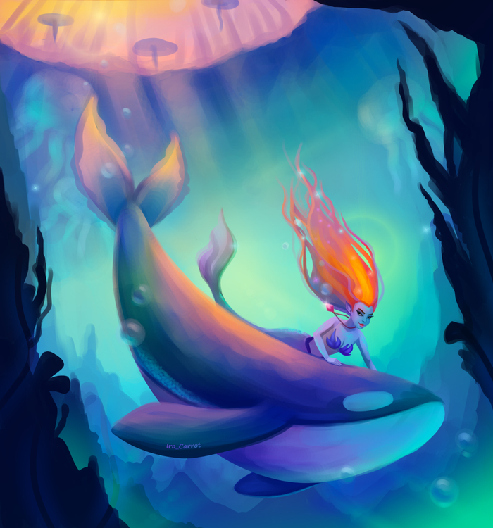 Глубокое синее море